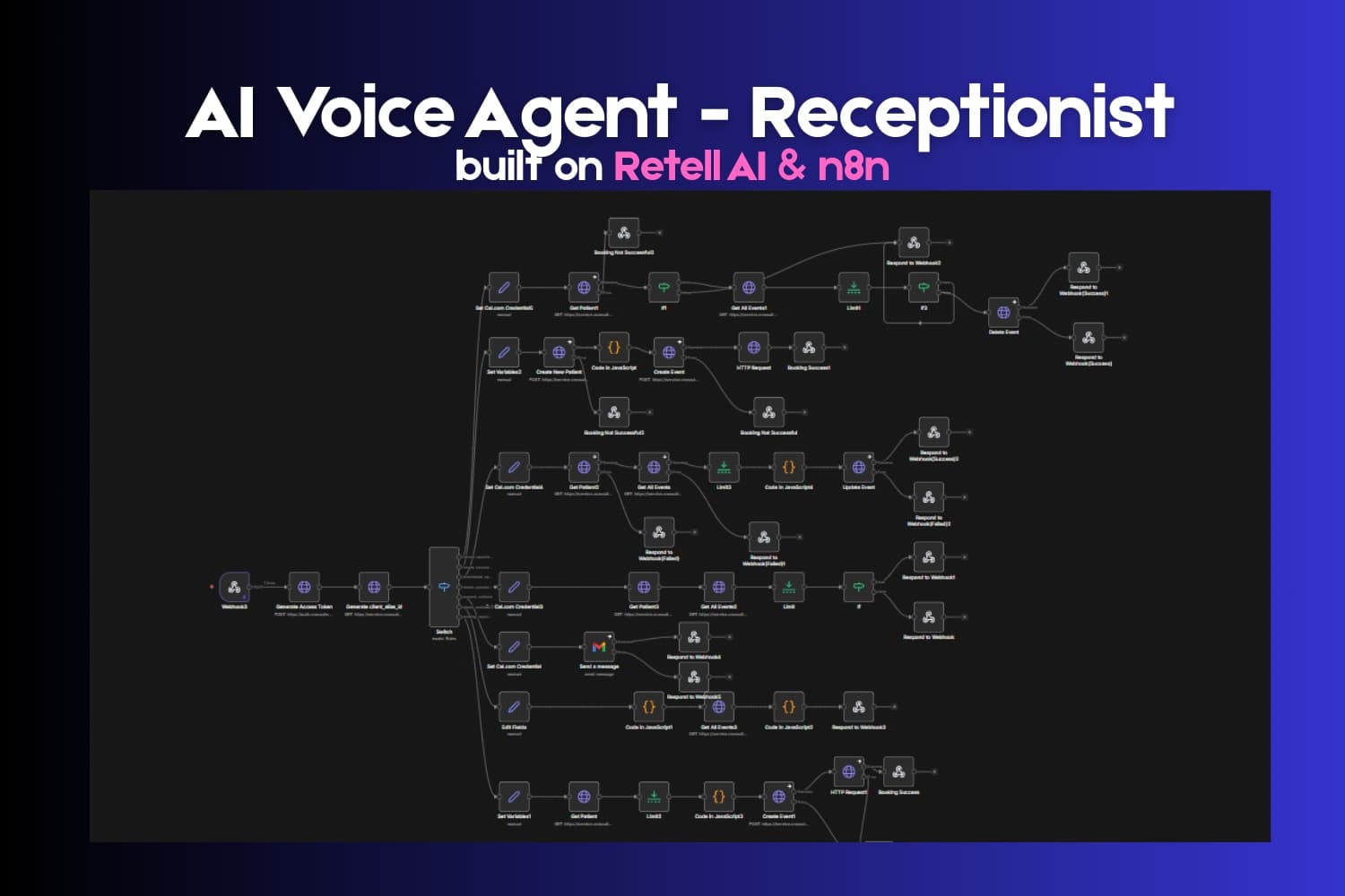 AI Voice Agent - Receptionist - project preview