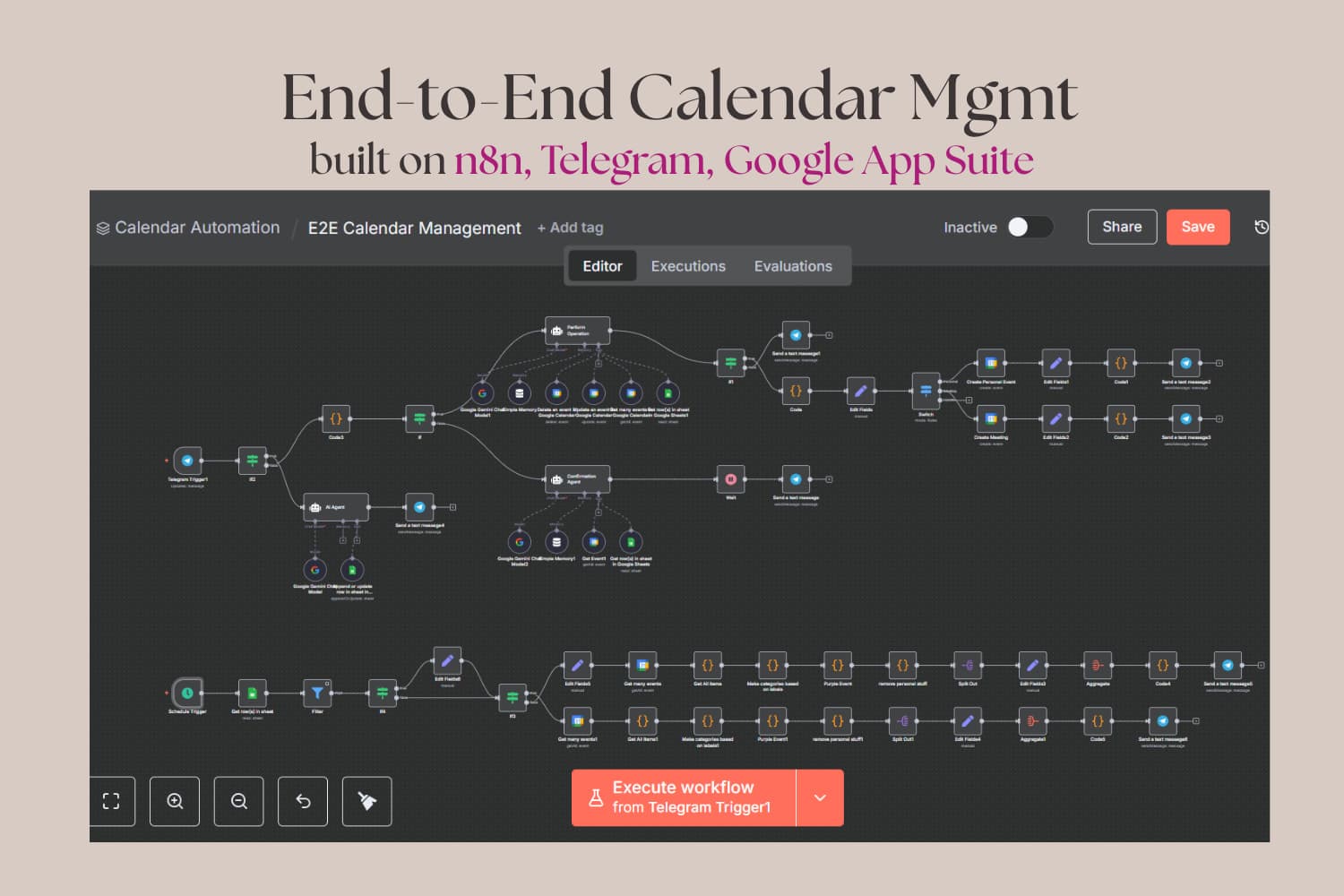 End-to-End Calendar Management - project preview